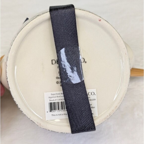 NWT Demdaco 'Enjoy Every Moment' Appetizer Bowl with Spoon - Picture 11 of 12